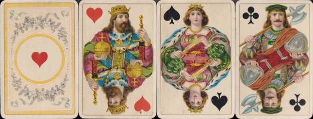 'Mittelalter-Karte' playing cards