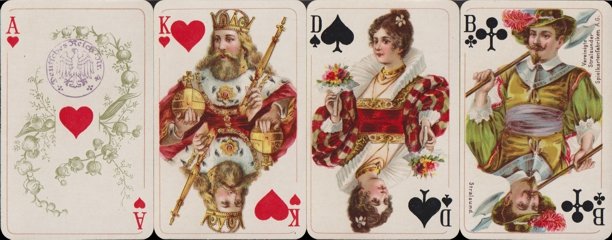 'Salon-Karte' playing cards
