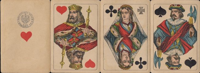 'Renaissance-Karte 2' playing cards