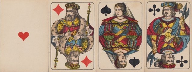 'Löwenschulter-Karte' playing cards