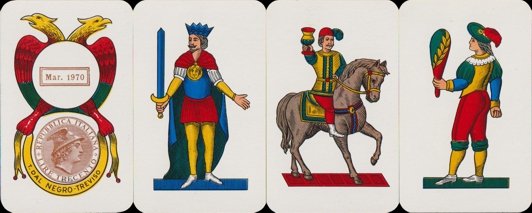 Naples-style (or Neapolitan) playing cards