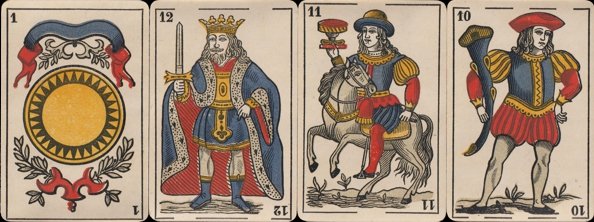 Ibero-Parisian-style playing cards