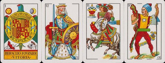 Spanish playing cards, Spanish suits (1)