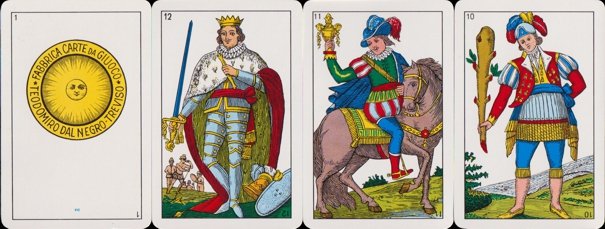 Sardinian-style (or 'Roxas) playing cards