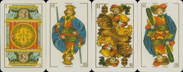 Spanish playing cards, Spanish suits (2)