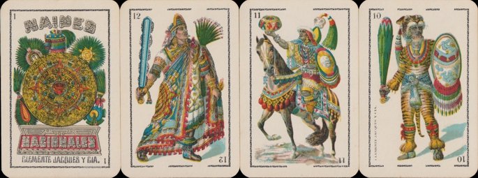 Mexican playing cards, Spanish suits