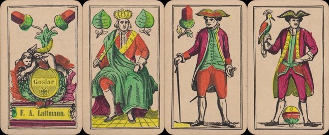 Hannover-style playing cards