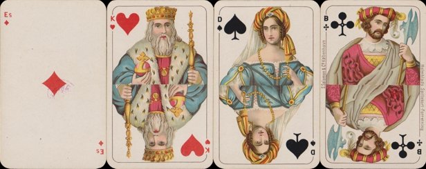 'Holmblad B' playing cards