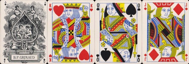 Grimaud's playing cards