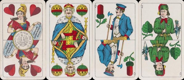 Prussian-style playing cards