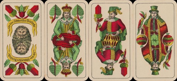 Leipzig-style Saxon playing cards