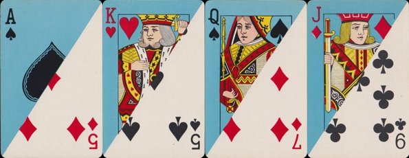 'Double Action' playing card