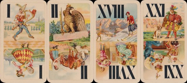 Austrian Tarot: the trumps