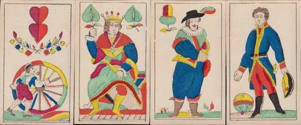 Linz-style playing cards