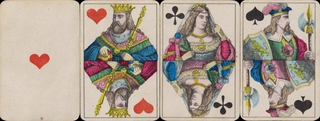 'Schild-Karte' playing cards