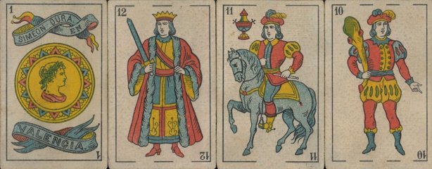 Valencia-style playing cards (type II)