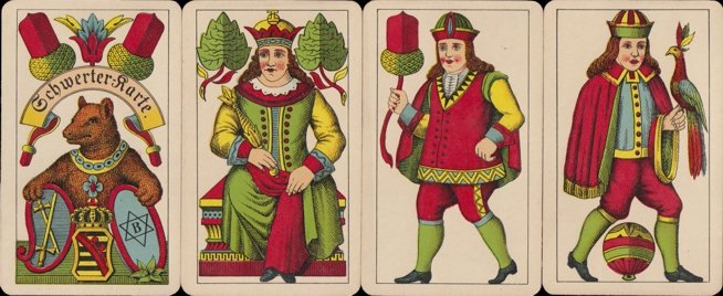 Old-style (or Altenburg) Saxon playing cards
