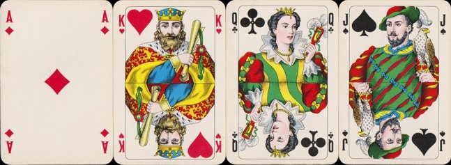 'Handa' playing cards