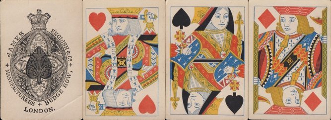 James English's playing cards