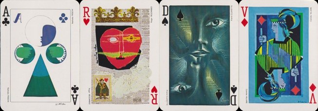 hybrid and collective playing cards