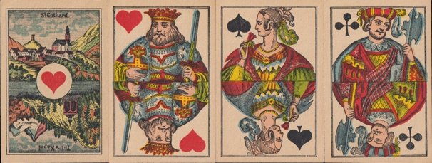 'Cartes Italiennes' playing cards